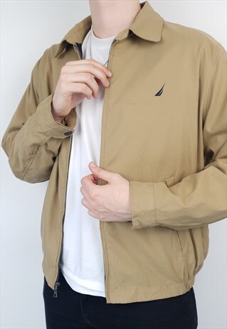 NAUTICA - BEIGE HARRINGTON JACKET (L)
