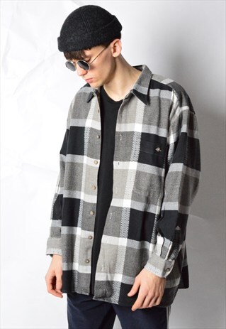VINTAGE 90S CHECK LONG SLEEVE SHIRT