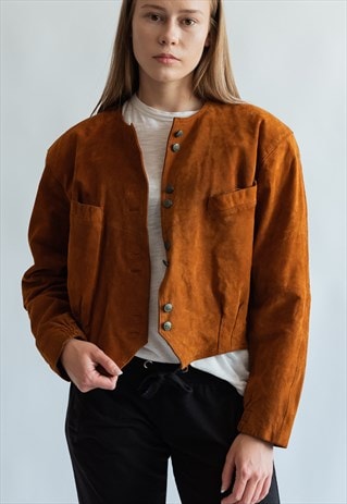 VINTAGE 70S BOHO JACKET IN SUEDE