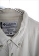 VINTAGE COLUMBIA SHIRT IN BEIGE L