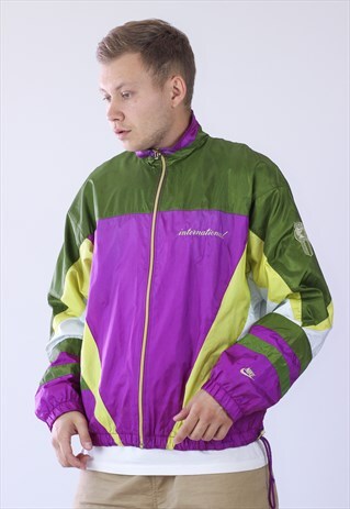 VINTAGE MENS NIKE INTERNATIONAL TEAM SUIT JACKET