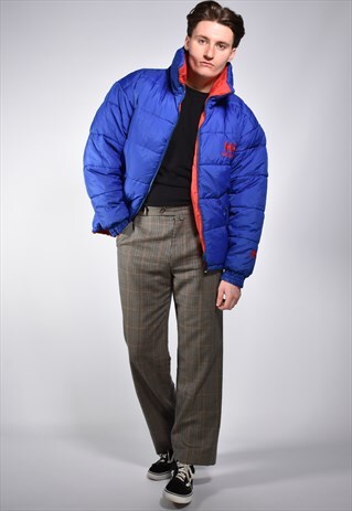 VINTAGE HELLY HANSEN REVERSIBLE DOWN PUFFER JACKET