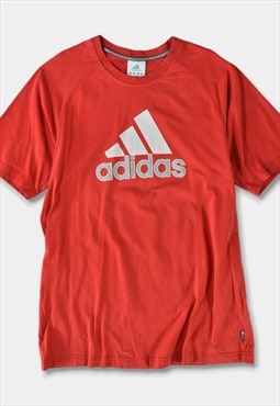 (M) 2000's Vintage Adidas T-Shirt Logo Red