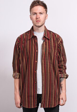 VINTAGE CORDUROY CORD SHIRT