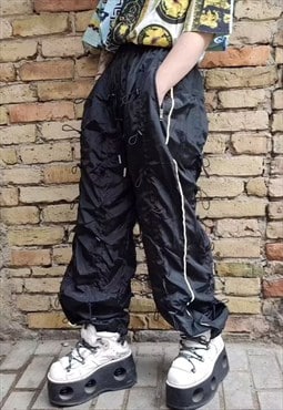 Multi beam industrial reflective joggers reworked overalls