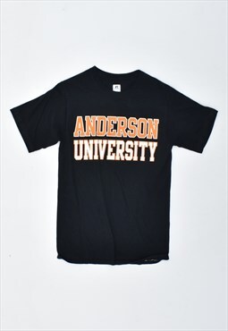 Vintage 90's Russell Athletic T-Shirt Top Black