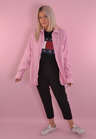 TOMMY HILFIGER OVERSIZED HERRINGBONE SHIRT GRL1327