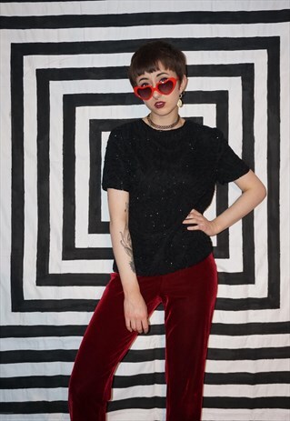 VINTAGE 80'S BEADED TOP