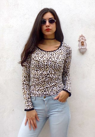 VINTAGE 90'S ANIMALIER T-SHIRT