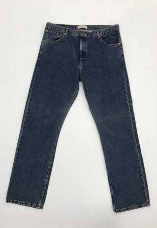 CLASSIC BLUE WASH STRAIGHT LEG COTTON CASUAL JEANS MENS