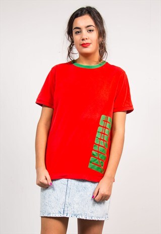 VINTAGE 90'S RED PUMA T-SHIRT
