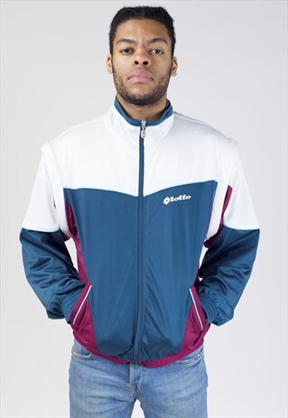 VINTAGE LOTTO ZIP UP 90'S JACKET