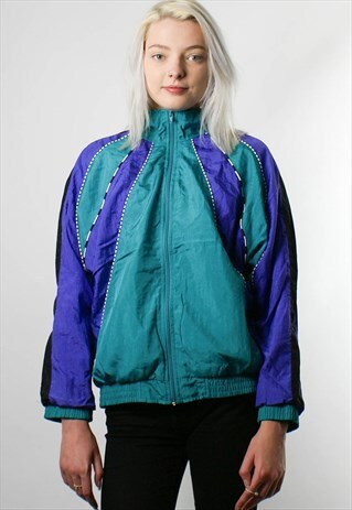 VINTAGE BOMBER JACKET SHELL JACKET WINDBREAKER