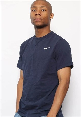 VINTAGE NIKE LOGO T-SHIRT NAVY BLUE