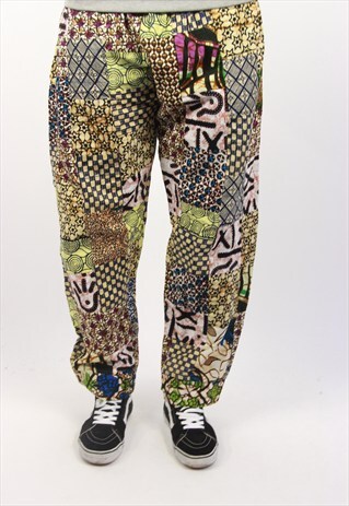VINTAGE PATTERNED FESTIVAL TROUSERS