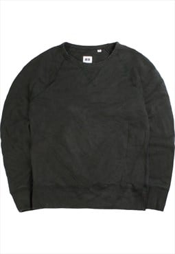 Vintage 90's Uniqlo Sweatshirt Crewneck Khaki