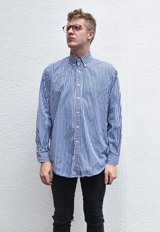 POLO RALPH LAUREN STRIPE SHIRT SIZE L