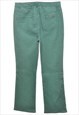 BEYOND RETRO VINTAGE GREEN TAPERED JEANS - W34