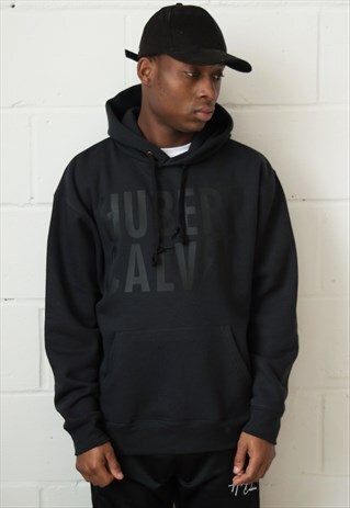 BLACK ON BLACK BOLD HOODIE