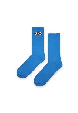 Blue-hawaiian socks