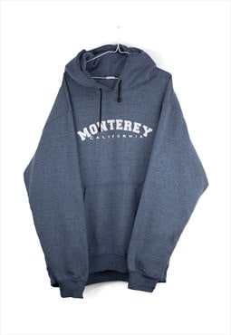 Vintage Monterey California Hoodie in Blue XXL