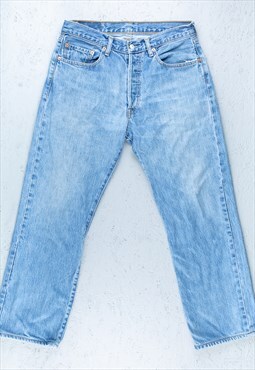90s Levis 501 Blue Red Tab Jeans - B2669