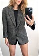 Tweed Wool Classy Sexless Blazer Jacket