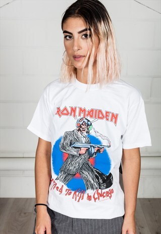 IRON MAIDEN CHICAGO MUTANTS UNISEX T-SHIRT