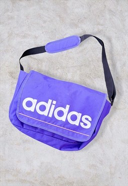 Vintage Adidas Shoulder Messenger Bag Purple