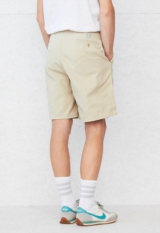 VINTAGE RETRO BEIGE POLO RALPH LAUREN SHORTS