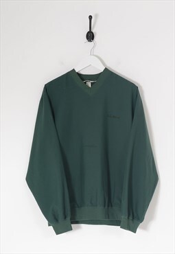 Vintage L.L.BEAN Pullover Jacket Green Medium BV8151