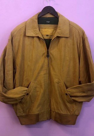 VINTAGE TIMBERLAND REAL SUEDE MEN CAMEL JACKET