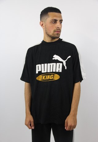 VINTAGE PUMA BLACK T-SHIRT
