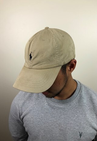 VINTAGE BEIGE RALPH LAUREN CAP