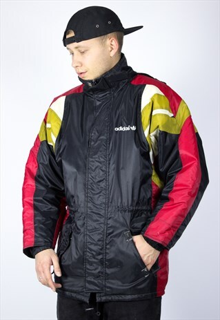 VINTAGE MENS ADIDAS WINTER LONG JACKET COAT