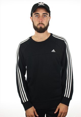 VINTAGE ADIDAS SMALL LOGO SWEATSHIRT JUMPER