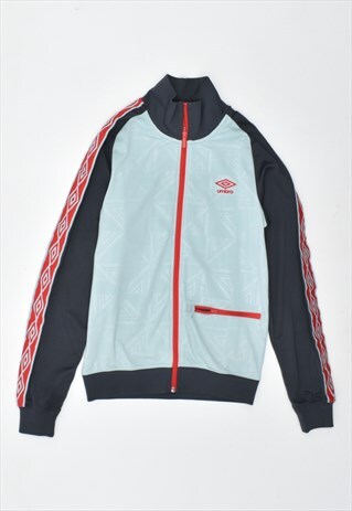 VINTAGE 90'S UMBRO TRACKSUIT TOP JACKET BLUE