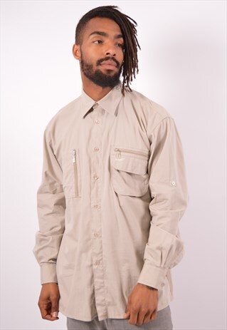 VINTAGE RENAULT SHIRT BEIGE