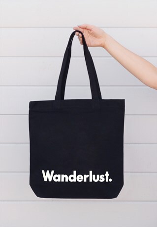 WANDERLUST - CANVAS TOTE BAG