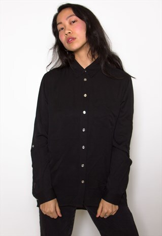 VINTAGE 90S MICHAEL KORS CHIFFON SHIRT ID:4094