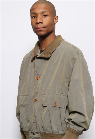 VINTAGE C.P. COMPANY LIGHTWEIGHT JACKET GREEN