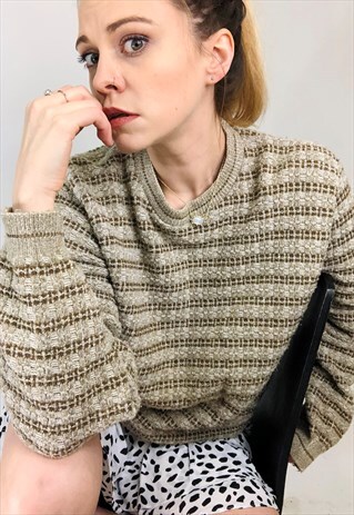 TEXTURED STRIPE SWEATER