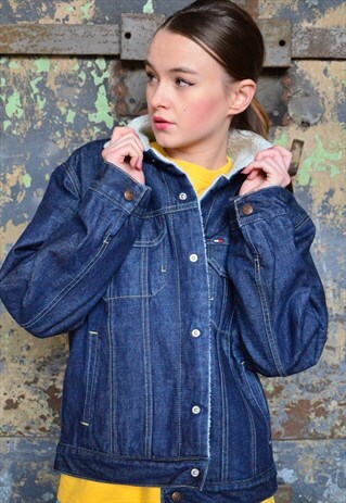 TOMMY HILFIGER VINTAGE SHERPA DENIM JACKET