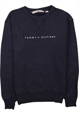 Vintage 90's Tommy Hilfiger Sweatshirt Spellout Crew Neck