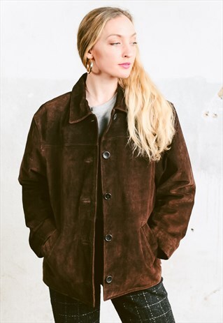 VINTAGE 90S WESTERN SUEDE JACKET