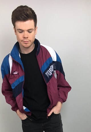 VINTAGE MAROON TRACK JACKET