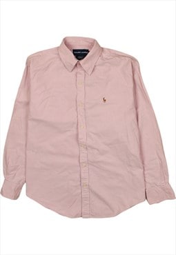 Vintage 90's Ralph Lauren Shirt Long Sleeves Button up Pink