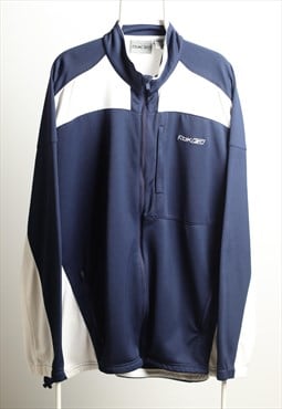 Vintage Reebok Sportswear Track Jacket Navy White