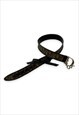 DIOR BELT BROWN OBLIQUE TROTTER MONOGRAM PRINT BOW DETAIL