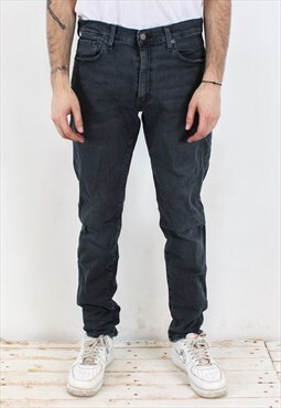 512 Big E Vintage Men W32 L34 Slim Tapered Jeans Denim Pants